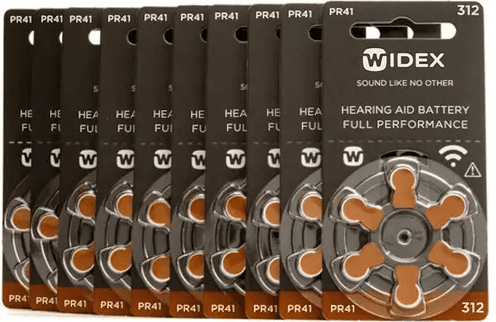 60 Pilas Widex Tamaño 312